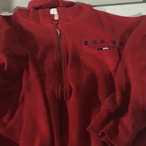 Express red hoodie